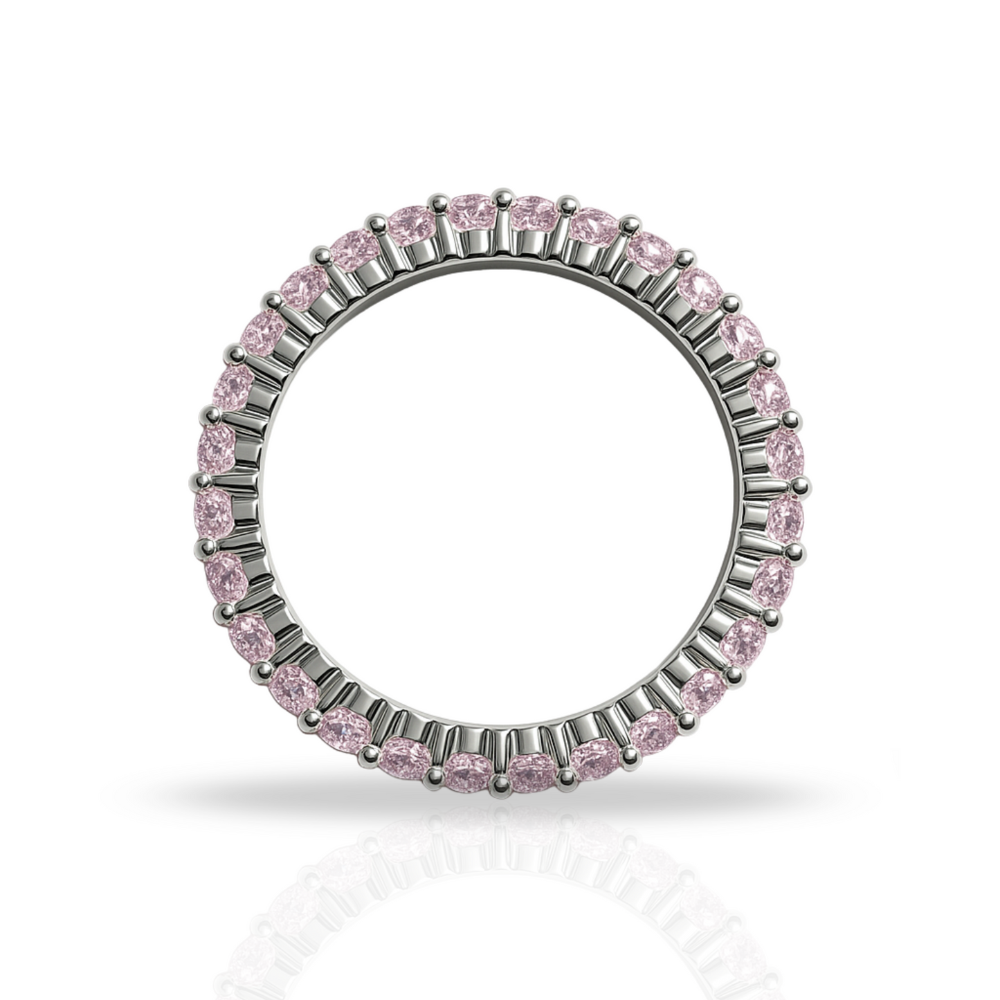 Inel tennis 2 mm roz