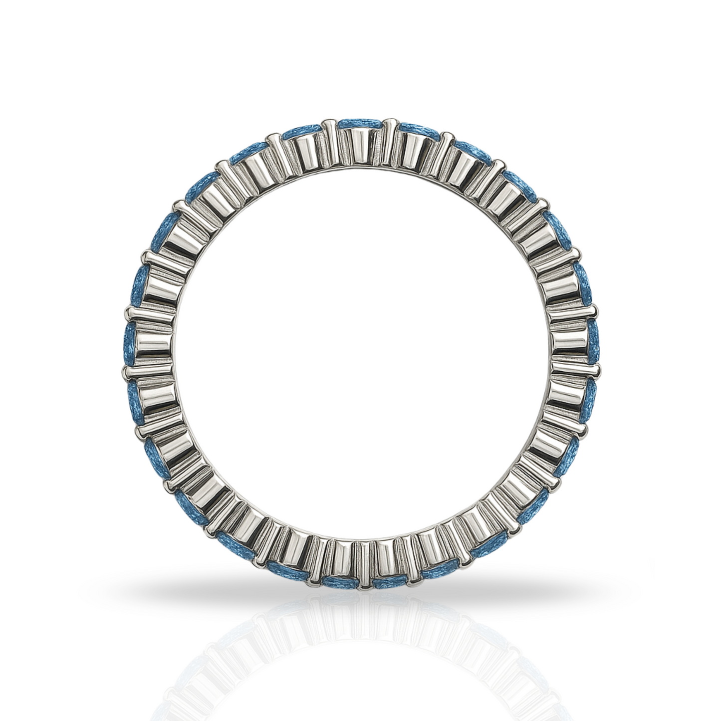 Inel tennis 2 mm bleu