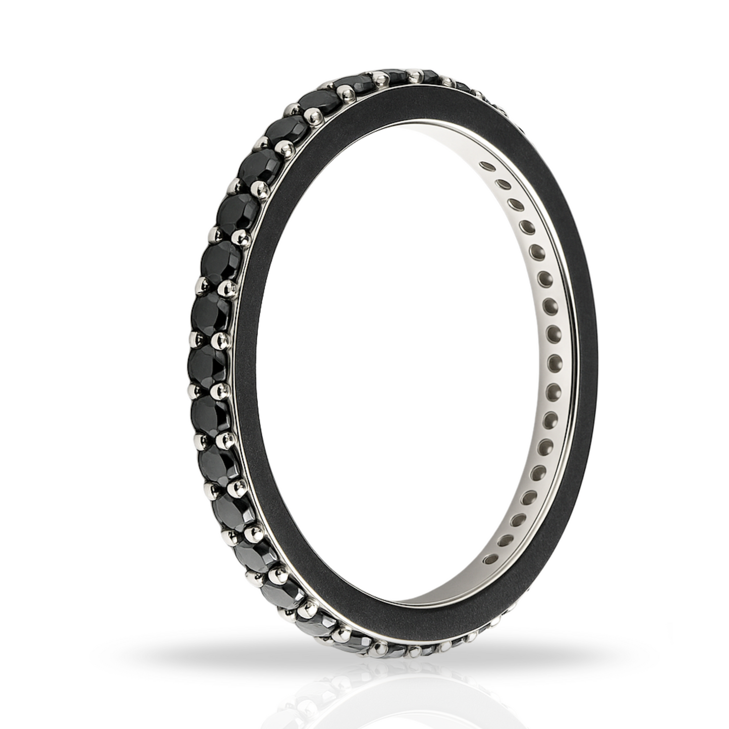 Inel tennis 1 mm classic negru