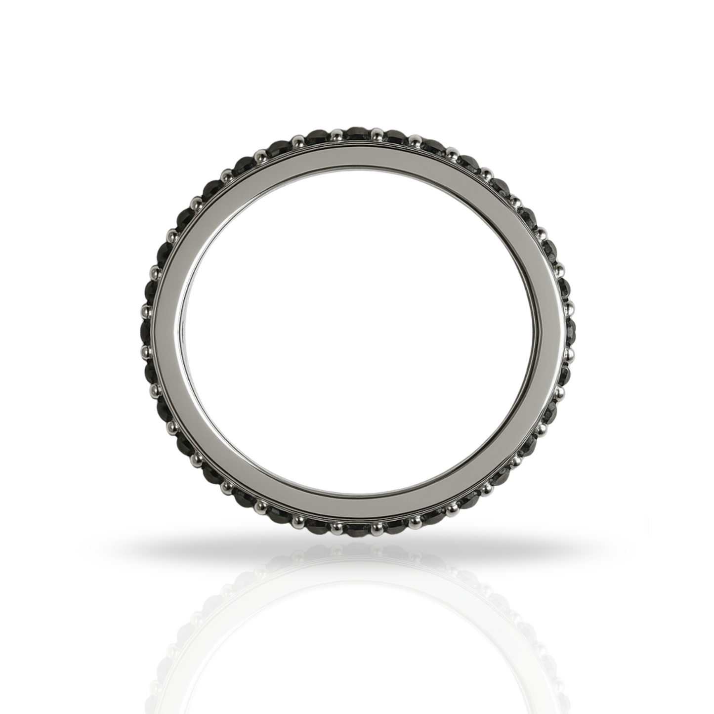 Inel tennis 1 mm classic negru