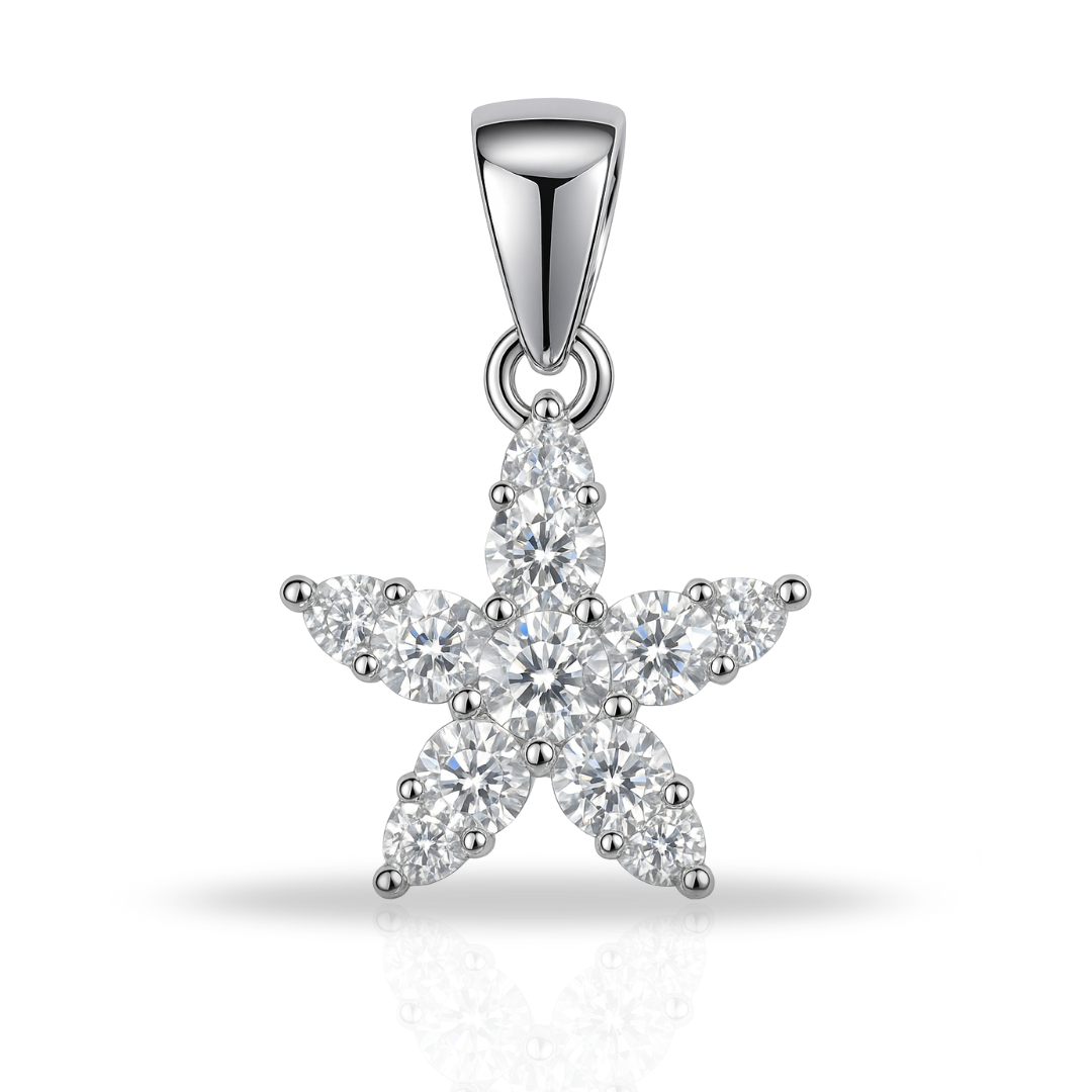 Pandantiv stea de mare cu zirconii