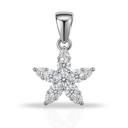 Pandantiv stea de mare cu zirconii