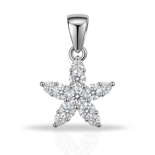Pandantiv stea de mare cu zirconii
