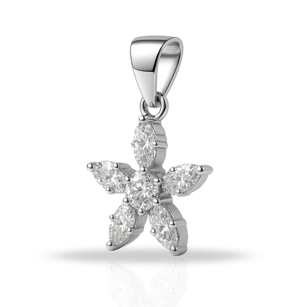 Pandantiv stea de mare cu zirconii