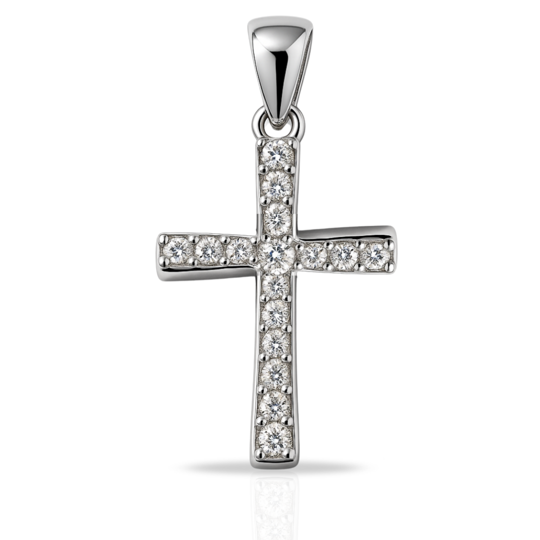 Pandantiv cruce conturată