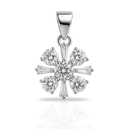 Pandantiv floare cu baghete