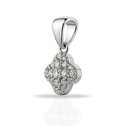 Pandantiv trifoi cu zirconii