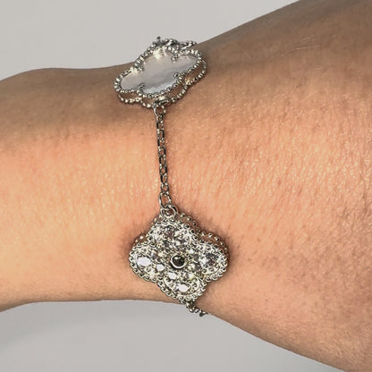 Brățară luxury duo 5 x trifoi